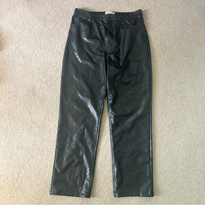 Black Leather Pants